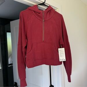 Maroon Lululemon Scuba hoodie